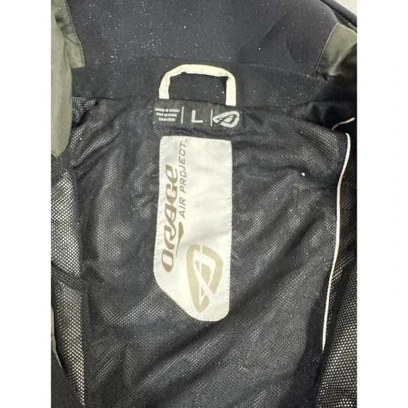 Orage Ski Jacket Mens Size Large Black Green Insulated Entrant V Snow Jacket - Picture 4 of 8